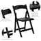 Flash Furniture Folding Chair, Wood, Black XF-2902-BK-WOOD-GG - alternate 9